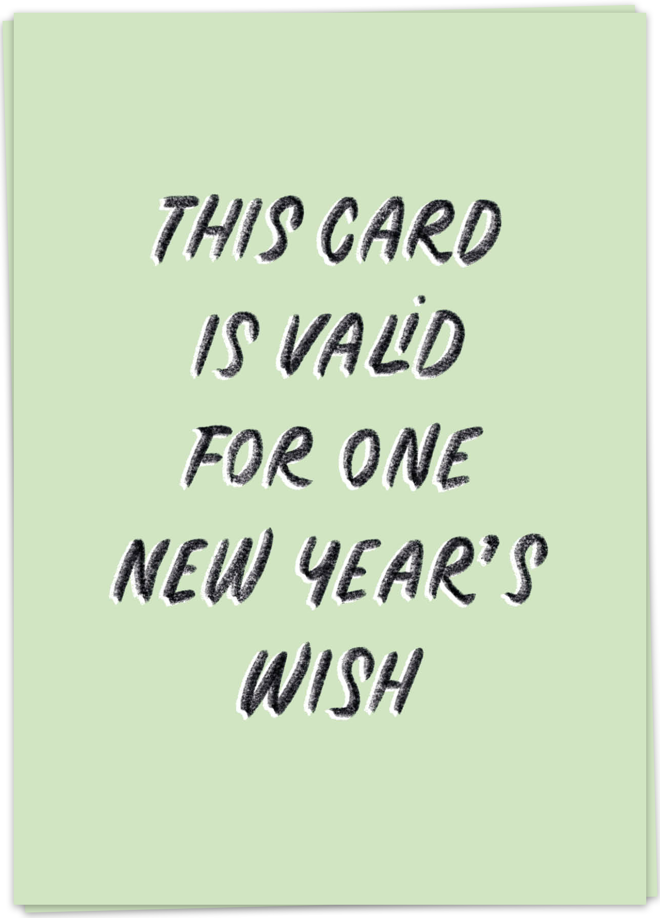 New Year's wish - Kaart Blanche