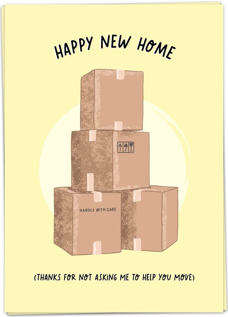 Happy New Home Kaart Blanche 